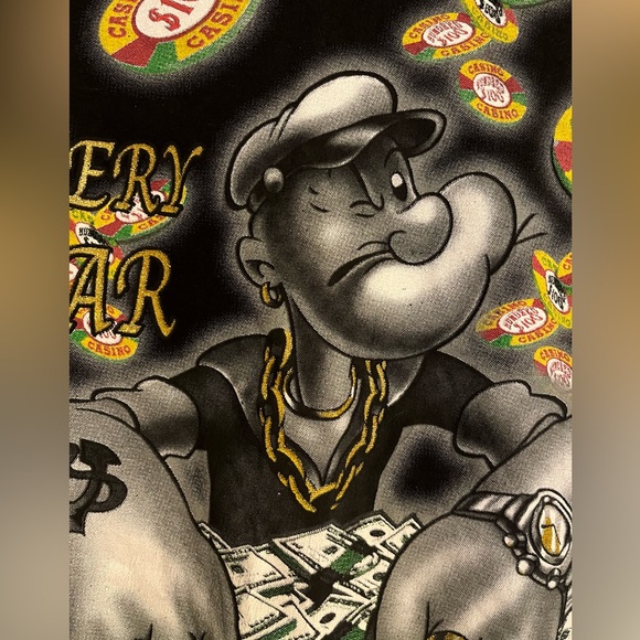 Size XL Popeye T-shirt - Picture 1 of 8
